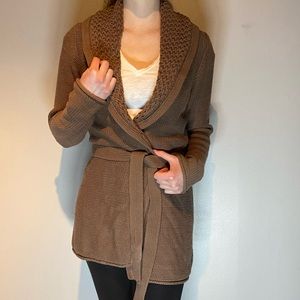 Old Navy brown knit cardigan